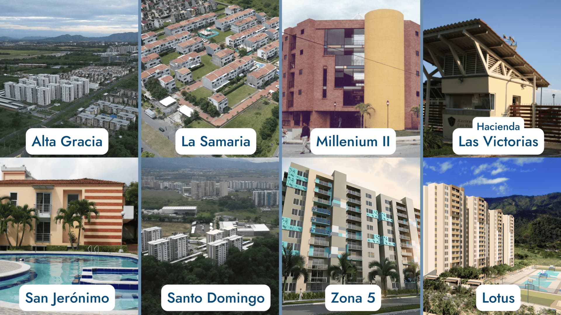 Proyectos de Constructora El Pomar